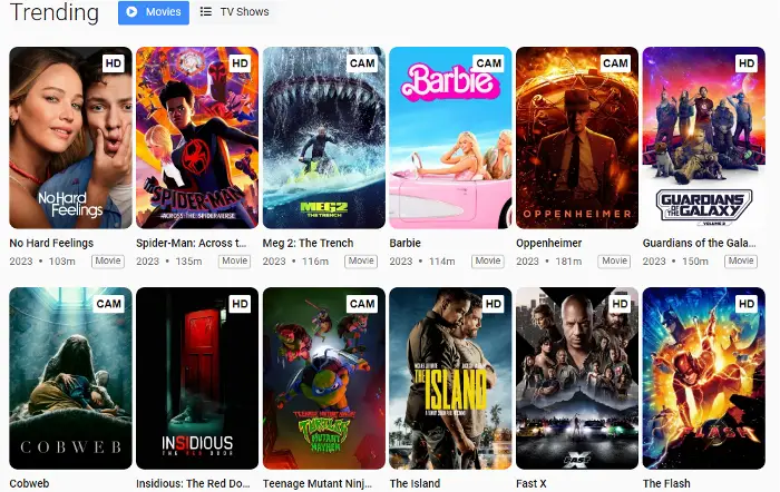 123movies alternative sites